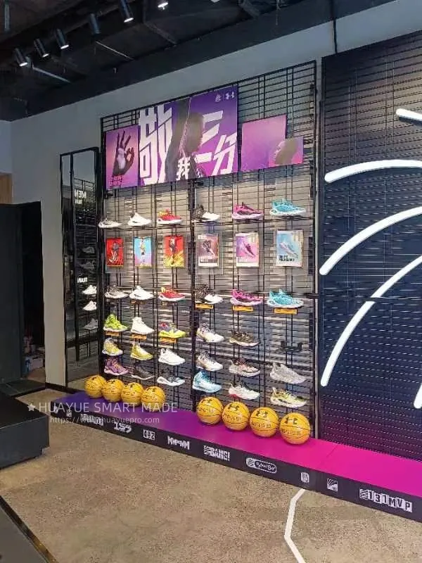 Soporte de exhibición de zapatos deportivos