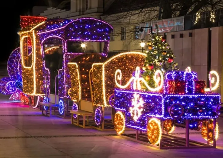 Requisiten für Weihnachtsszenen