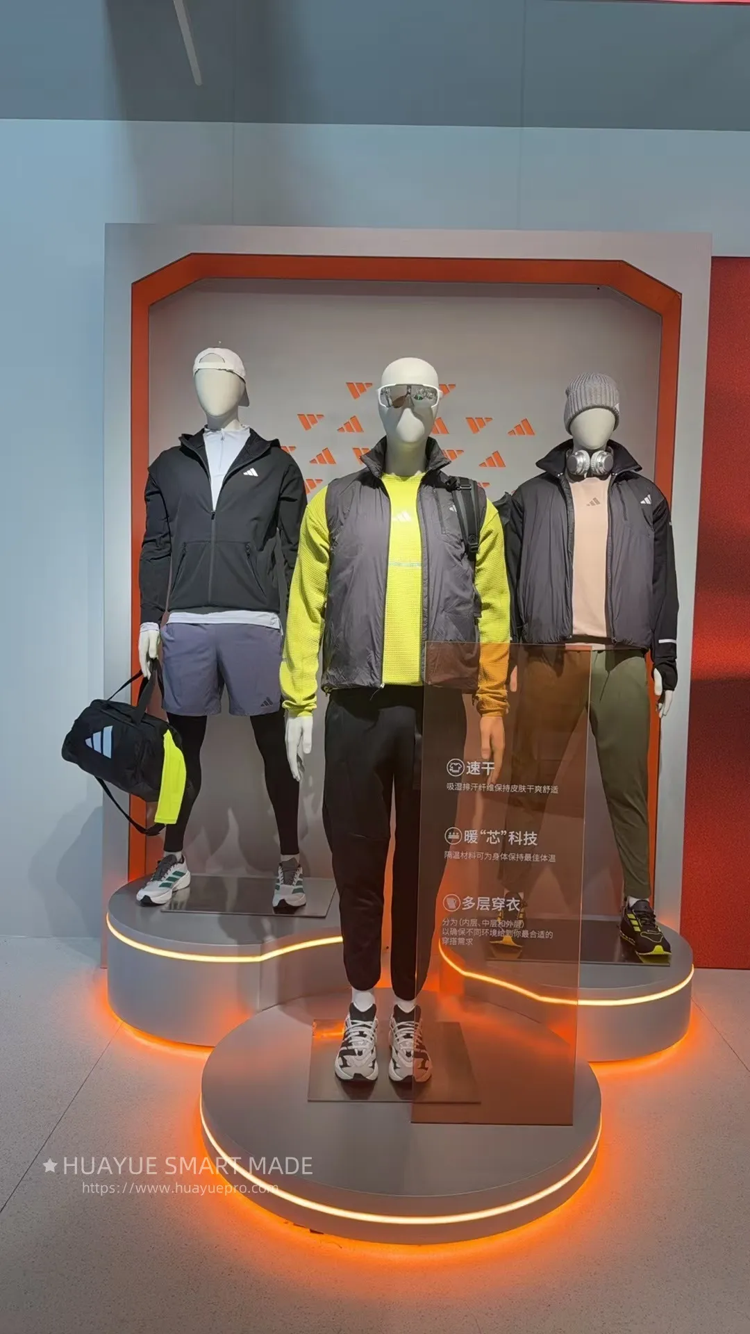 Brand store shoe and bag display props