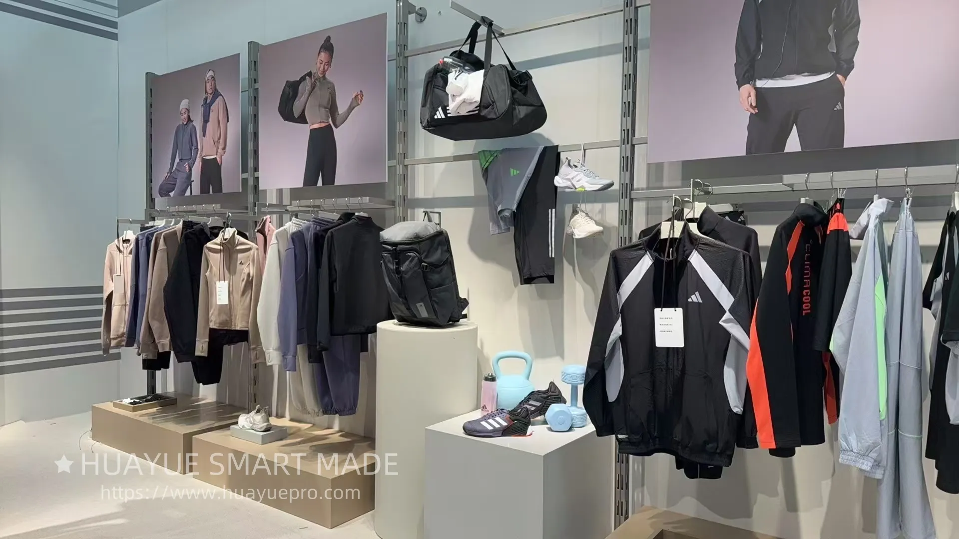 Brand store shoe and bag display props