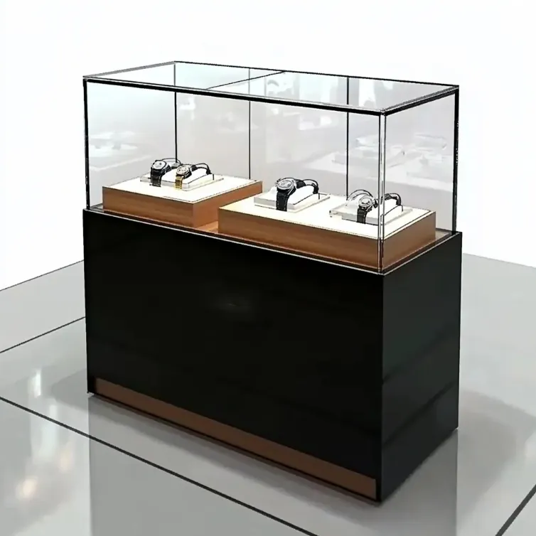 現代の高級時計店のディスプレイショーケース