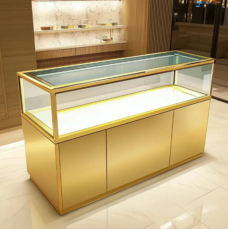 Vitrina moderna de joyería de alta gama