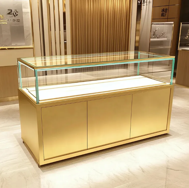 Vitrina moderna de joyería de alta gama