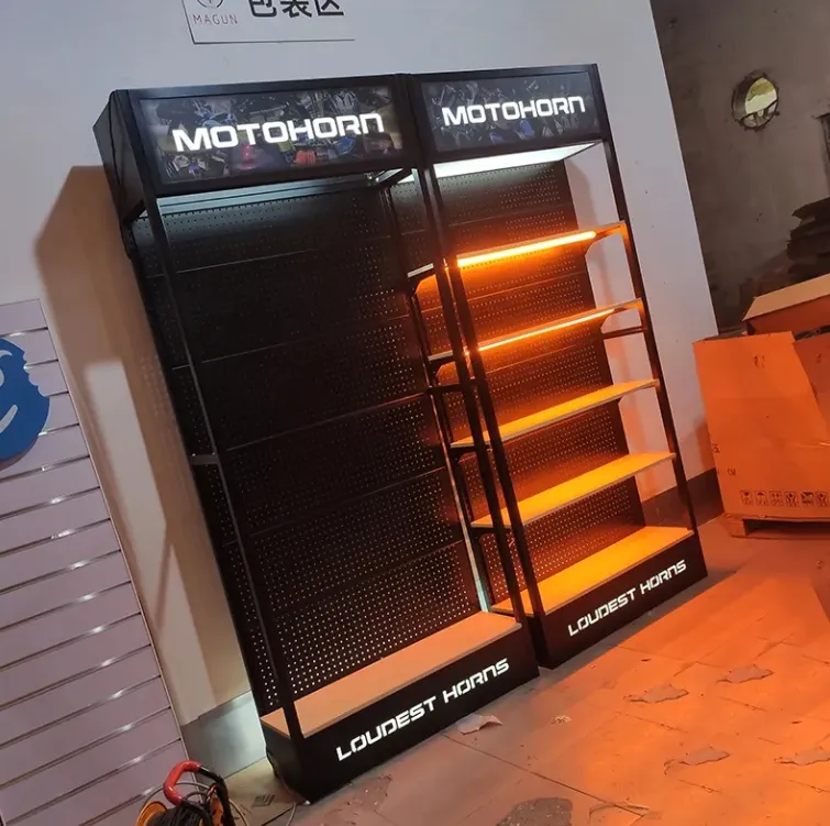 Wall Metal Pegboard Display Rack Manufacturer