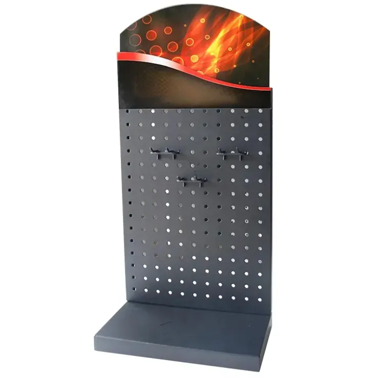 Grid Hooks Display Rack Shelf Metal for Tool