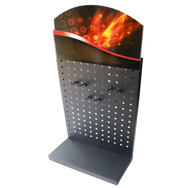 Grid Hooks Display Rack Shelf Metal for Tool