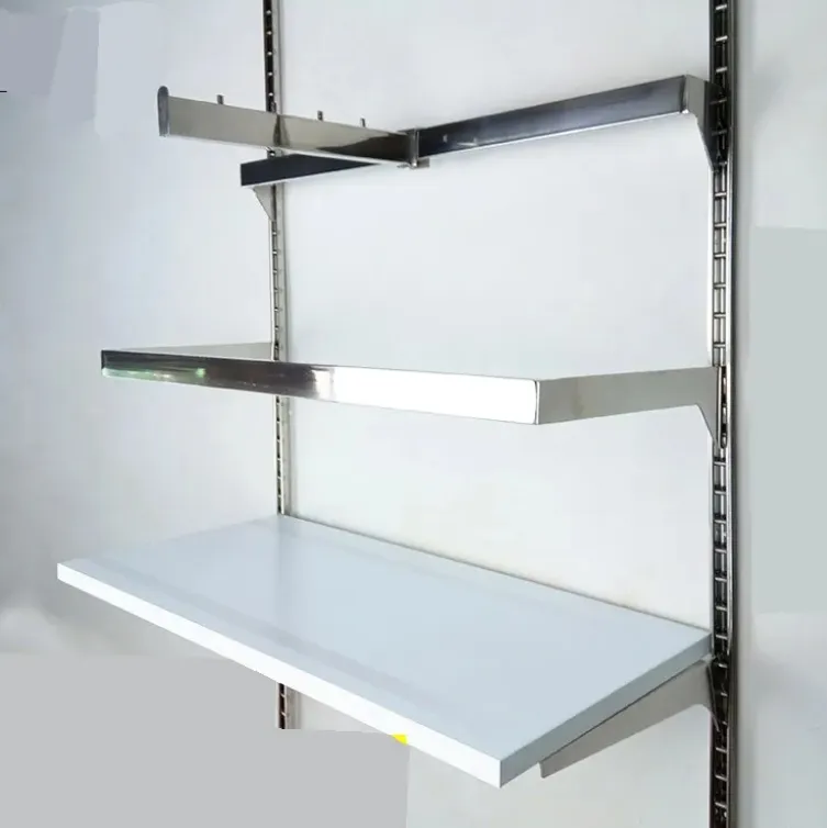 Accessories Stand for Display Stainless Steel Wall Mounted Shelf Tool Holder for Clothing Props