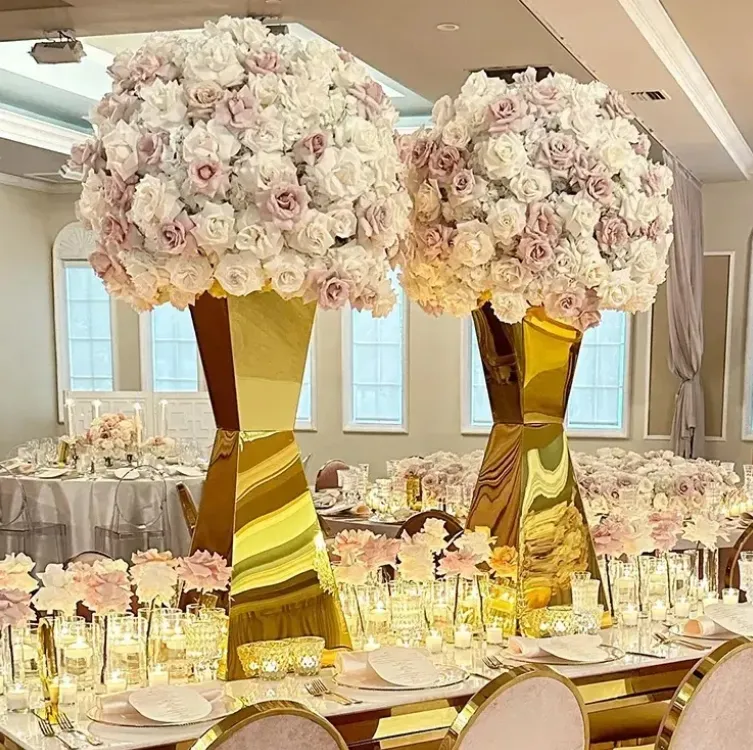New Romantic Decoration Prop Gold Stainless Stee