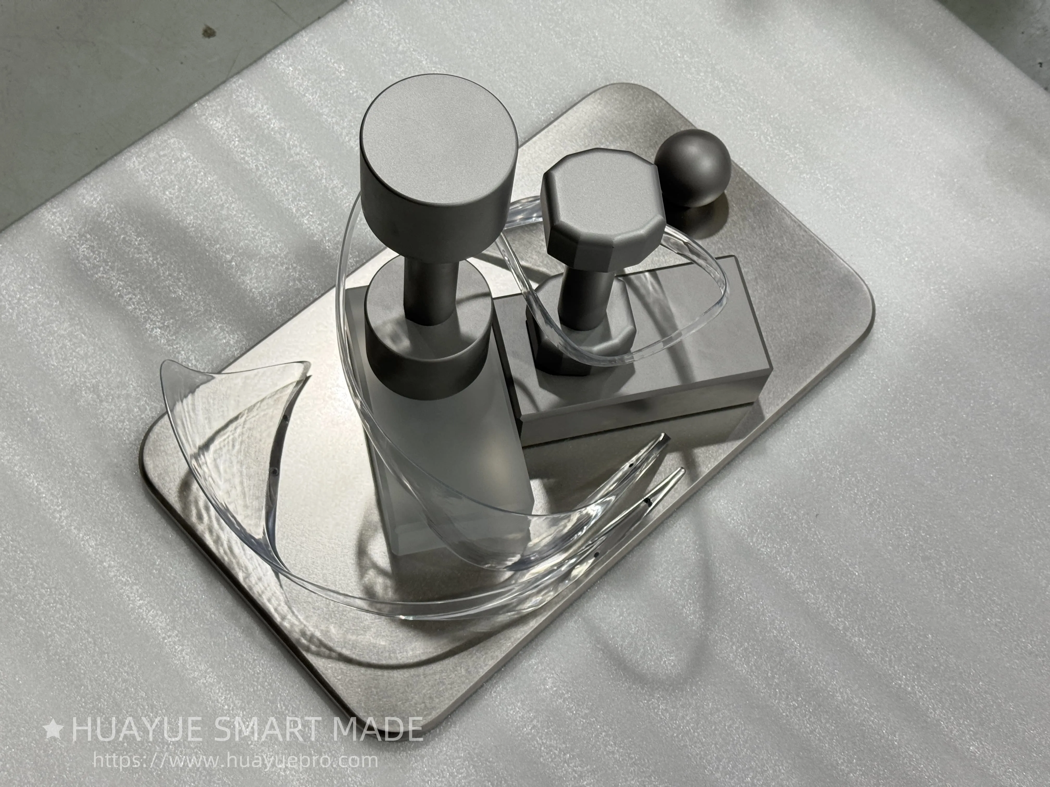Various types of stainless steel display props and display props
