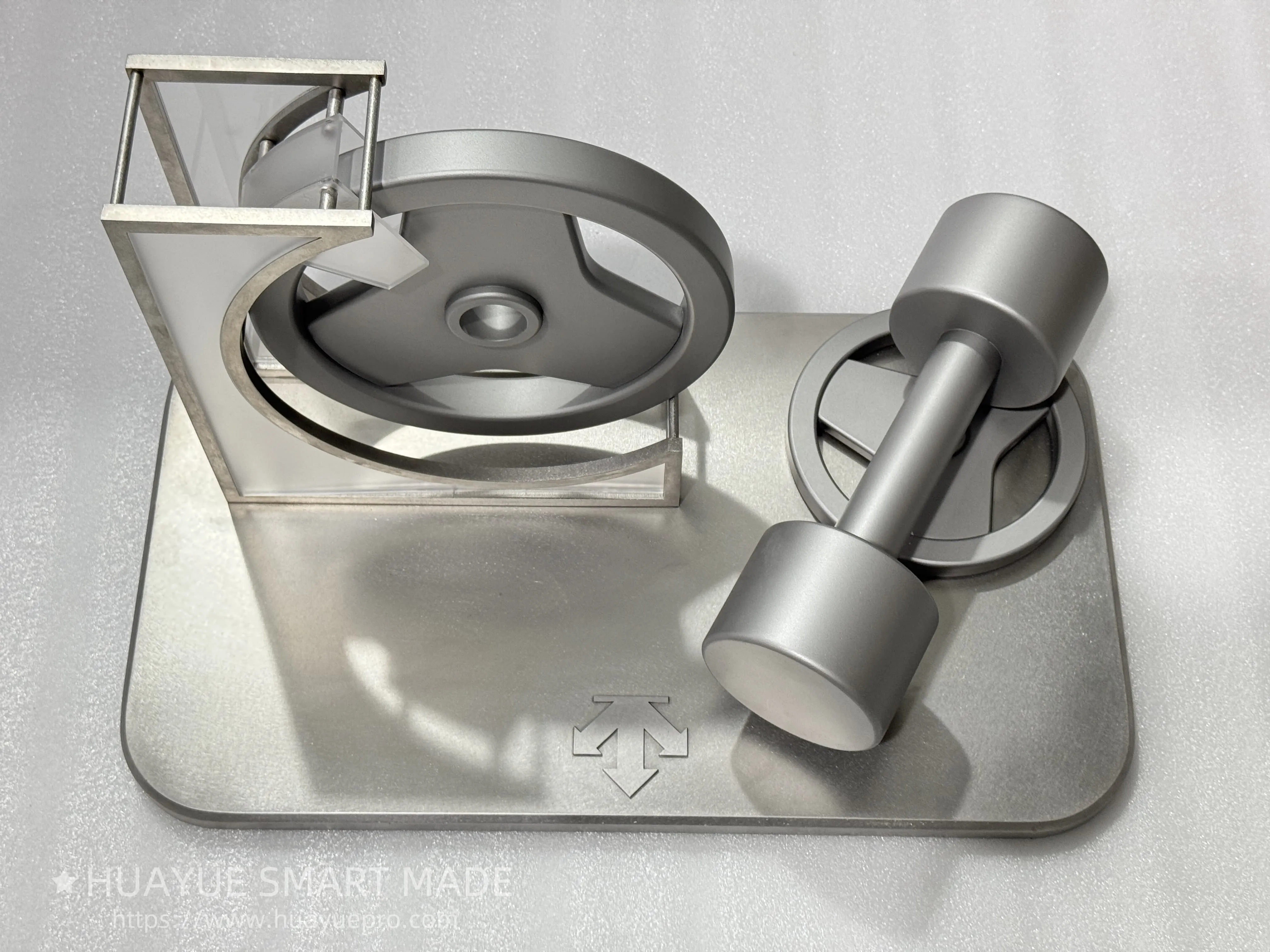 Various types of stainless steel display props and display props