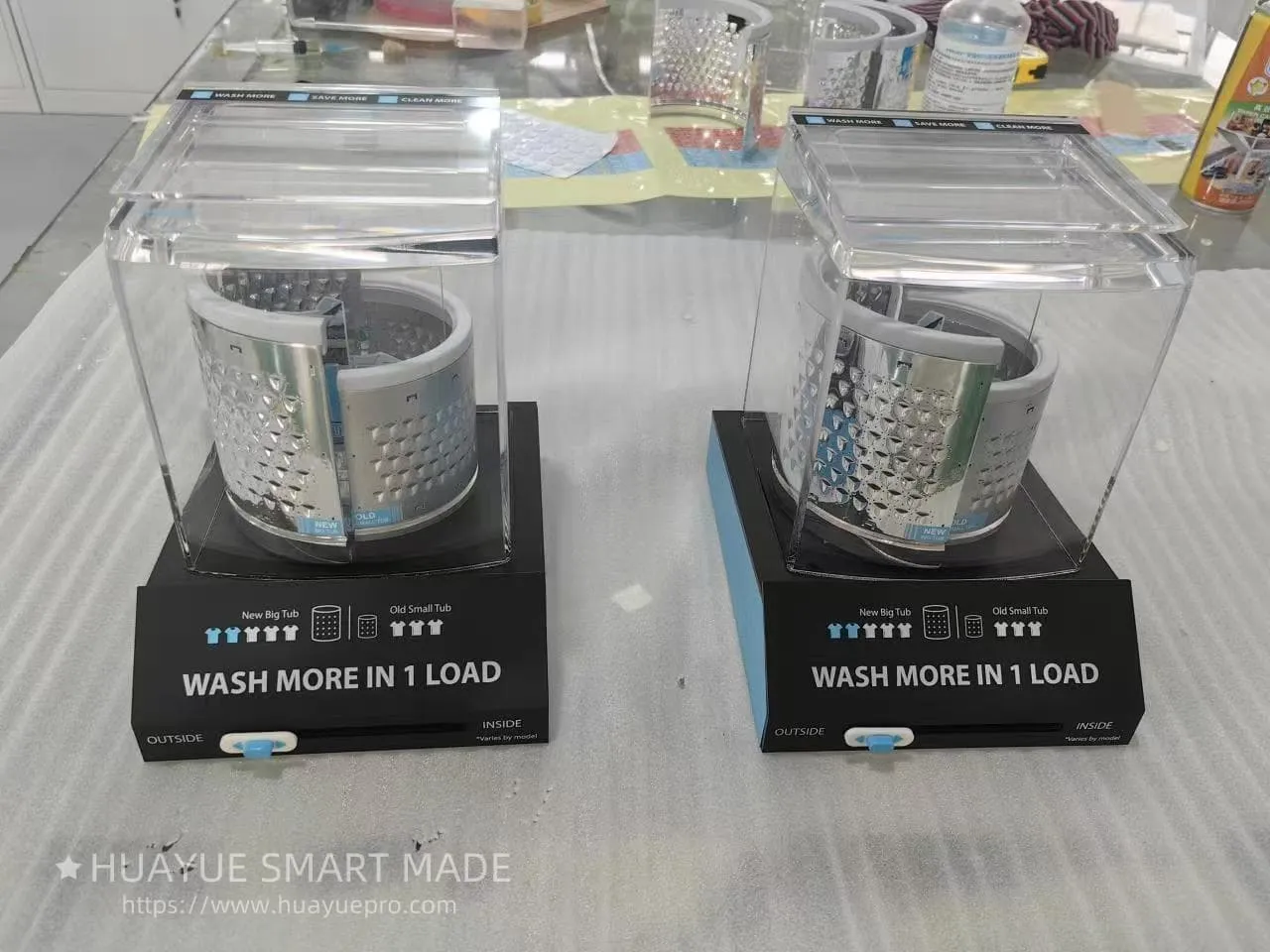 Huayue smart made Designs Interactive Demo Model for Midea’s Next-Gen Smart Washing Machine