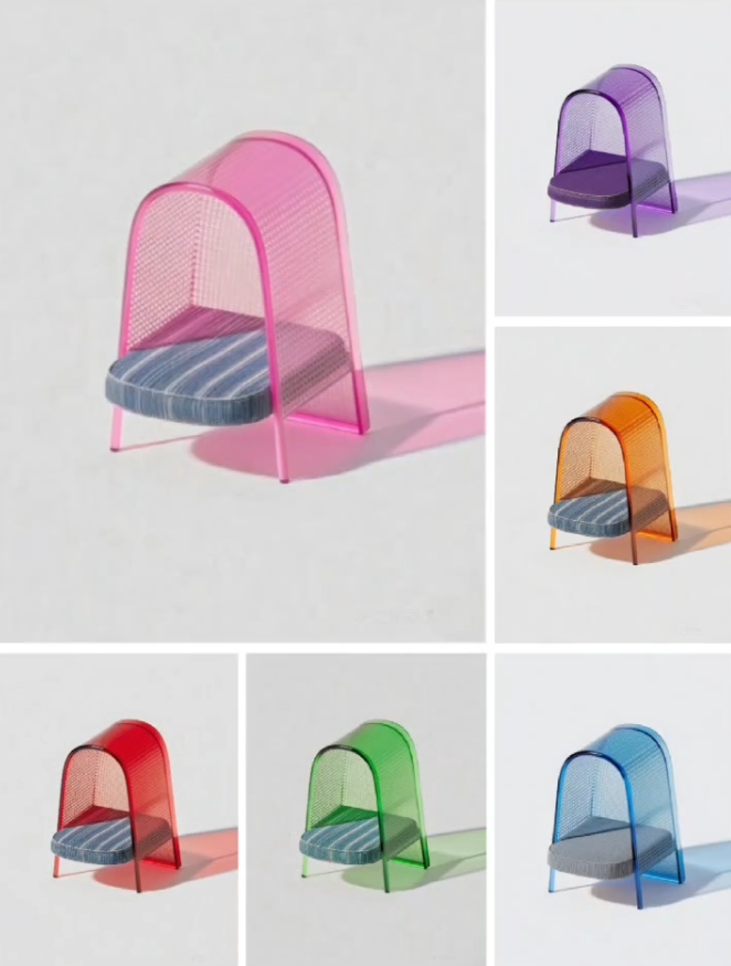 Customize acrylic exquisite seats of various siz